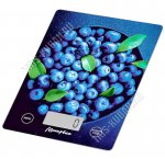 Весы кухонные эл. (стекло) до 7кг дел.1гр,прям.15х20см