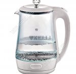 Чайник стекло 1,7л 2200Вт съемная вакуумная крышка, кнопка 