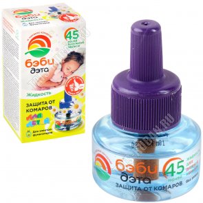 ДЭТА BABY Жидкость детская для фумигатора 30мл, защита 45ноч 