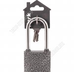 Замок навесной 120х60х24см, длин.дужка, сталь/чугун, 3ключа (6)