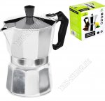 Кофеварка Гейзерная (штампованный алюминий) 0,15л на 3 чашки (3)