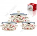 Набор мини-кастрюль 3шт