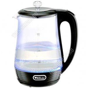 Чайник стекло 1,7л 2200Вт съемная вакуумная крышка, кнопка 