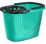 Ведро МОП  8л прям,аквамарин (32,5х20 h24см) Пластик Репабл (12)