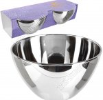 Серебро Салатники средние Н-р 2шт d15,8см h7,8см п/у (6)