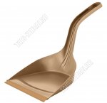 Совок мягк.кромка .24х18см,вертикал.руч L21см ,латте, Платик Репабл (8)