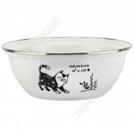 Миска круглая белая 2,5л