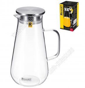 Кувшин 1,8л с нержавеющей крышкой-фильтром,жаропрочный (12) 