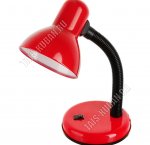 Светильник Ultraflash, h32см,60Вт(Е27) кнопка,упаковка пакет (UF-301 C01) (1/20), цвет красный