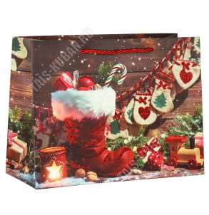 Пакет бумажный (h18х24см, дно8,5см) 