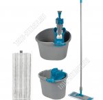 Ultra Комплект Ведро 10л сер/син (мех-м отжима)+Швабра (1)