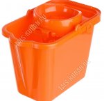 Ведро МОП  9,5л прямоуг,оранжев (35х21 h27см) (15)
