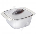 Гуляшница квадратная 1,5л 18х18 h10см с крышкой (10)