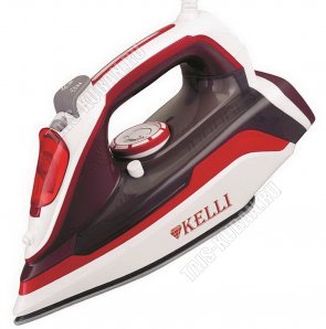 Утюг керам. подошв. 2600Вт пар 90г/вода 125мл,верт.отпар,рег.t,защит.от перегрев,самоочист,красный (10) 