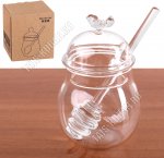 Медовница 400мл с ложкой-веретено