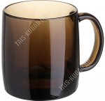 ECLIPSE/Прозрачн-шоколад Кружка стекло 380мл