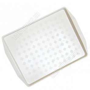 Поднос прям (43х31см) белый (25) 