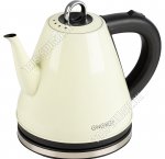 Чайник нержавеющая сталь 1,2л 950т диск, автоотключение, защита без воды, поворот на 360`, цвет бежевый (12)