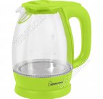 Чайник стекло 1,7л 2200Вт диск,подсветка,защ.б/воды,автооткл,салатов (6)