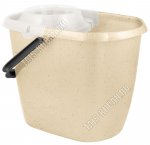 Ведро МОП 13л прямоуг, бежев (35х26 h28см) (14)