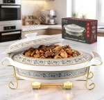 Мармит (керамика) 2,6л овальный (38х25 h10см) 