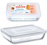 Cook Freez Форма прям 0,8л с пласт.крышк, 19х14 h4см (6)