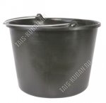 Ведро строительное круглое 15л черн, Альтернатива (10) 