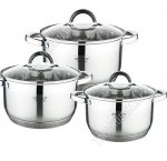 НАБОР Кастрюль 3шт (4,0/5,3/6,7л d20/22/24см) (4) 