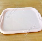 Поднос прям.(39х27 h2см) пудровый (40) 