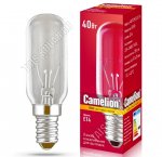 Camelion накалив. (д/вытяжек) прозр 40Вт Е14,светов.поток 350Лм (81x25мм) (10) 