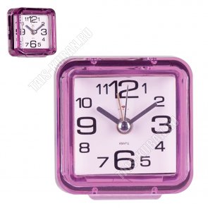 Будильник квадр 7х7см 