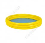 Бассейн детский, круглый 190л (d122 h25см) желтый (12).
