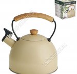Чайник нерж 2,5л кремов.матов,свисток (12)