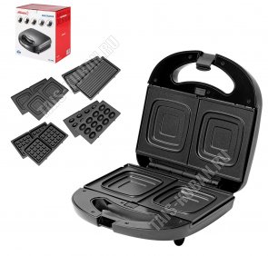 Сэндвичница 750Вт 5 в 1 