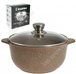 Кастрюля-казан 4л d24 h12см с крышкой (4)