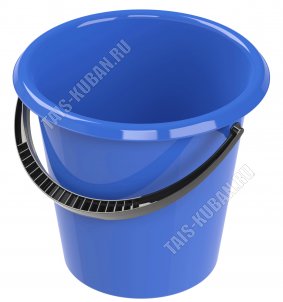 Ведро круг 8л (d29,5 h25см) синий (20) 