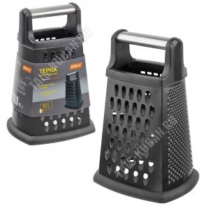 Терка 4-х гран,черная h20см (24) 