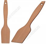Лопатка из бук длина 29.5 9х5.5см,толщ.0,5мм,уп.пакет (10) 