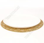 Elegance/Золотой кант Тарелка плоская d25см (6/30)