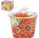 Сахарница Secret Garden 250мл d10 h9см,с ложкой, п/у