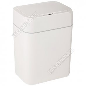 Ведро сенсорн. д/мусора 16л, 3 режима, белый (1) 