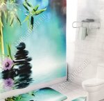 Комплект: Штора д/ванны +Коврики 2шт 