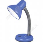 Светильник Ultraflash, h32см,60Вт (Е27) кнопка,упаковка коробка (UF-301 C01), цвет синий(1)