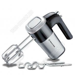 Миксер 800Вт 5скор,2насад,черн/сереб (4) 