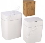 Ведро сенсорн. д/мусора Н-р 2 шт 12+16л, 3, белый (6) Energy