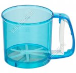 Сито-кружка для муки d15,5х10,5см,750мл,пластик (48) 