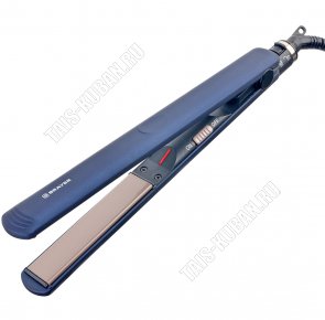 Выпрямитель для волос керамический 35Вт серо-синий (24) 