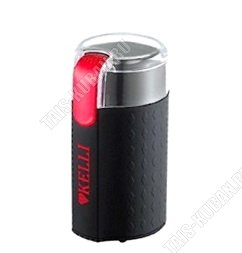 Кофемолка 300Вт 70гр,ножи нерж.ст,красный/черный (24) 