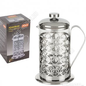 Френч-пресс (стекло+нерж) 