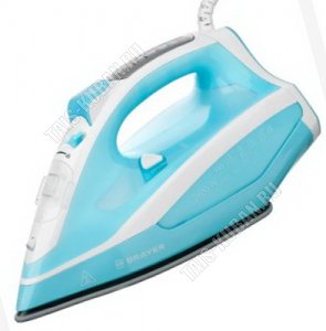 Утюг керам.подошв. 2600Вт д/воды 360мл,голуб (10) 